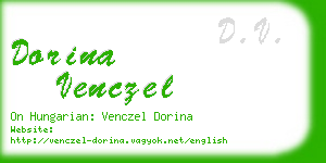 dorina venczel business card